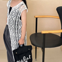 Children's Dress 2024 Spring and Summer New Girl's Lace Long Dress Undershirt Dress P Dress Sleeveless Dress Korean Style Children's Dress