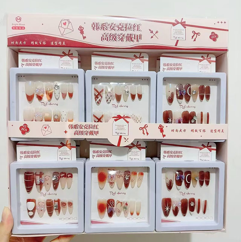 Uña de vestir impresión de ojo de gato manicure pegatinas de gel de goma de vestir estudiantes caricaturas lindas desmontables de vestir pony de uñas