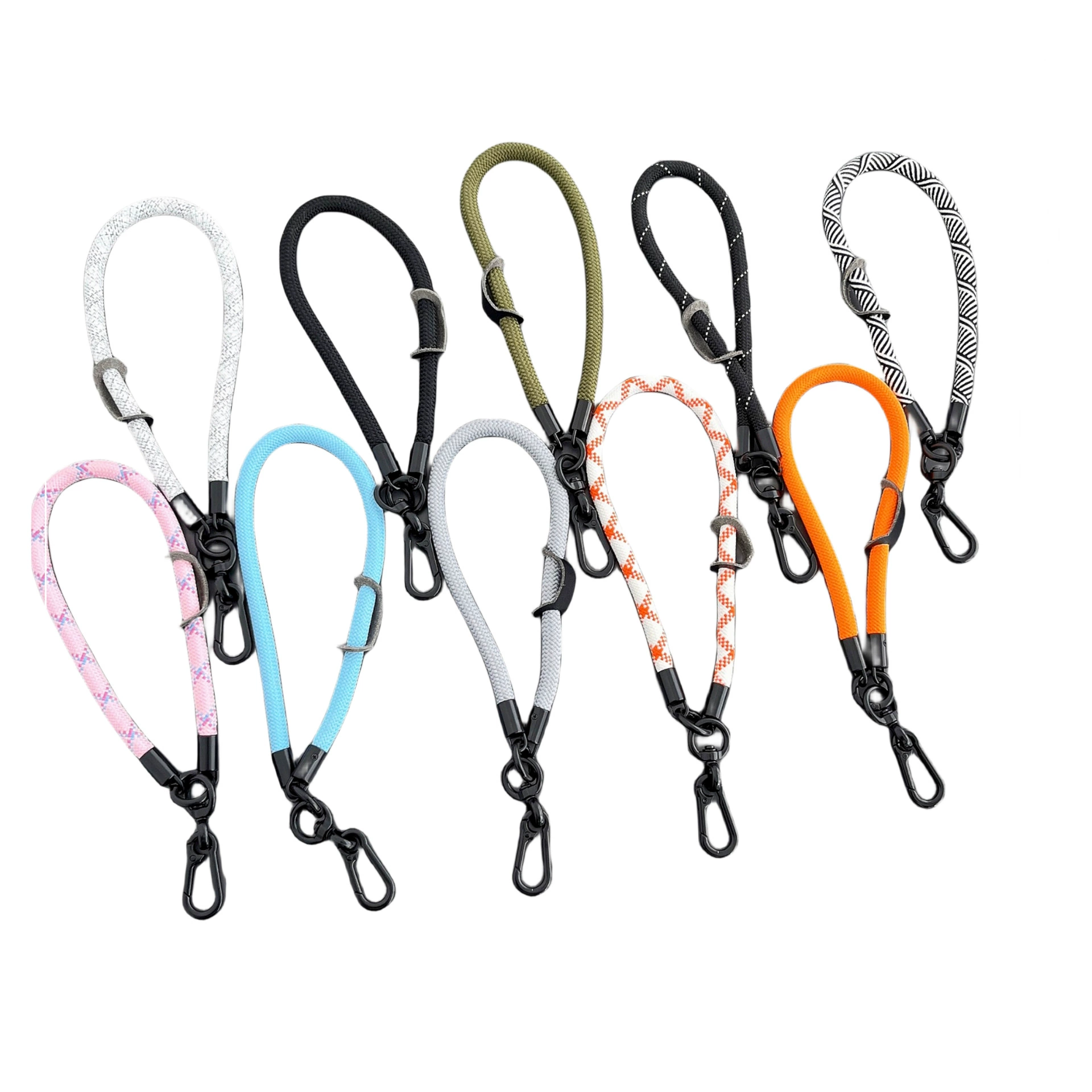 8 мм Чехол для мобильного телефона короткая веревка многофункциональная Веревка на запястье короткий ремешок для мобильного телефона открытый кошелек для ключей портативный веревочный зажим