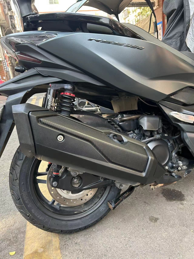 Suitable for 2023 Honda Fosha 350 Modified Exhaust Hood Nss350 Anti-Scalding Heat Shield Guard