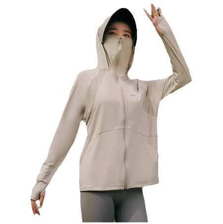 UPF50+ anti-UV nylon sun protection clothing women's large brim sun protection clothing outdoor cool breathable sun protection shirt jacket
