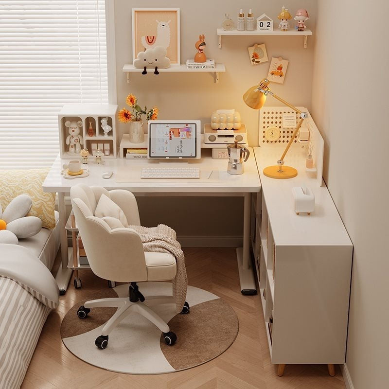 Computer desk desk student family learning office bedroom L -shaped…