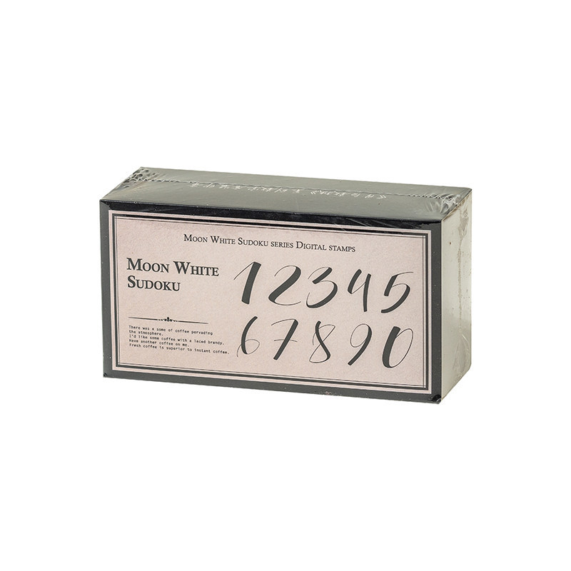 Sello de Madera con Números Retro, Secado Rápido, para Diarios y DIY image 5