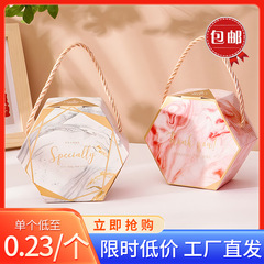 結婚喜糖箱高級婚約キャンディー箱結婚式お返し喜糖包装ギフトボックス手提げ喜糖袋卸売り