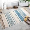 Retro ethnic Scandinavian sofa for bed, coffee table, carpet, ethnic style, cotton and linen