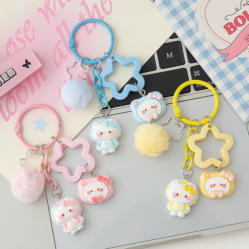 Cute Cartoon Sanrio Keychain for Students, Girls' Bags, Backpack Pendants, Accessories, Gifts for Best Friends Cute Cartoon Sanrio Keychain for Students, Girls' Bags, Backpack Pendants, Accessories, Gifts for Best Friends