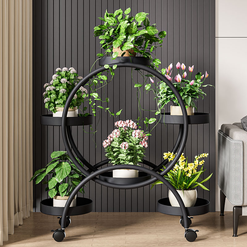 업그레이드된 검정색 - 대담하고 두꺼워진 6개 세면대 [무료 범용 바퀴]