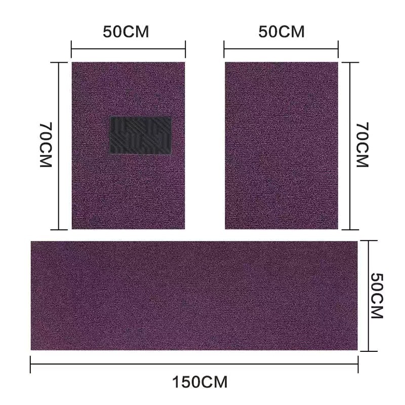 Clean Cuttable Driver – Universal Universal Foot Pad - black-purple-silk-ring-3-piece-set