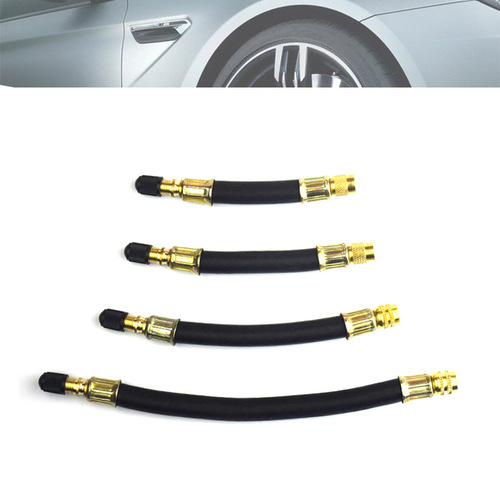 Car tire accessories tire rubber valve extension tube car inflatable extension tube valve inflatable extension tube