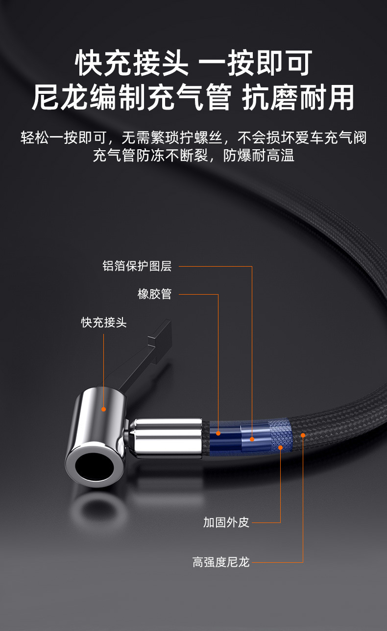 Car Vacuum Cleaner, Air Pump, Multi-Functional Four-In-One Cigarette Lighter, Universal Car High-Power Air Pump for Vehicles