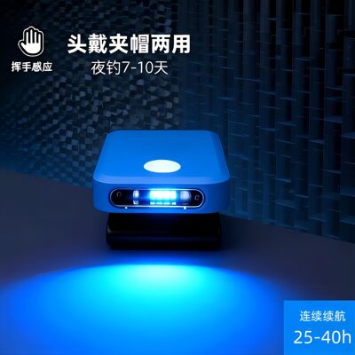 Fishing Lights Induction Headlight Clip cap lamp Wearing Dual use charge Night fishing Life 25 Hourly brim light