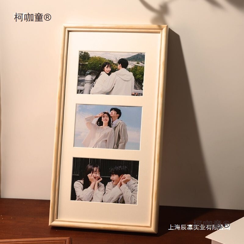 Printed Photo Frame on Solid Wood 6inch Creative Multi-Photo Combination to Make a Three-Panel or Four-Panel Grid Metabo Printed Photo Frame on Solid Wood 6inch Creative Multi-Photo Combination to Make a Three-Panel or Four-Panel Grid Metabo