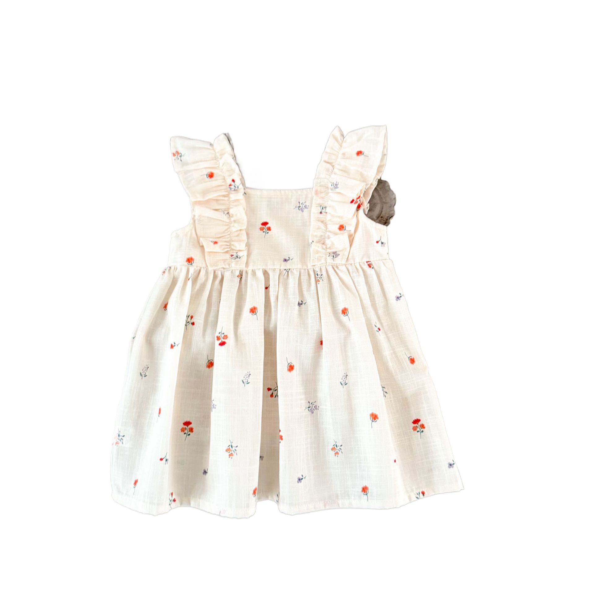 Ins verano chaleco de estilo nórdico de niñas encantador vestido de estilo de princesa para niños pequeños y medianos falda casual suelta