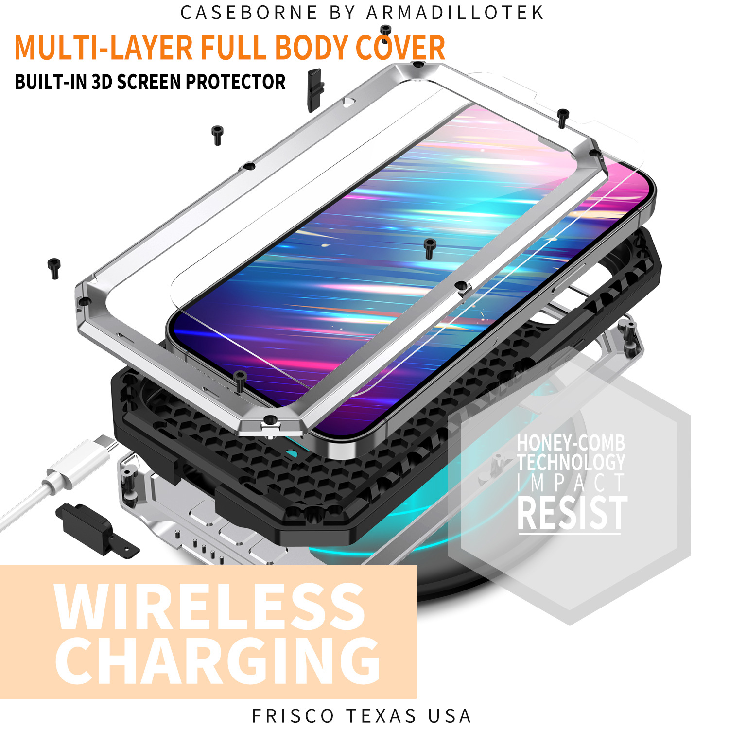 Adatto per custodia iPhone 14 promax, supporto completo antigoccia Apple 15, custodia per telefono 13_voghion.com