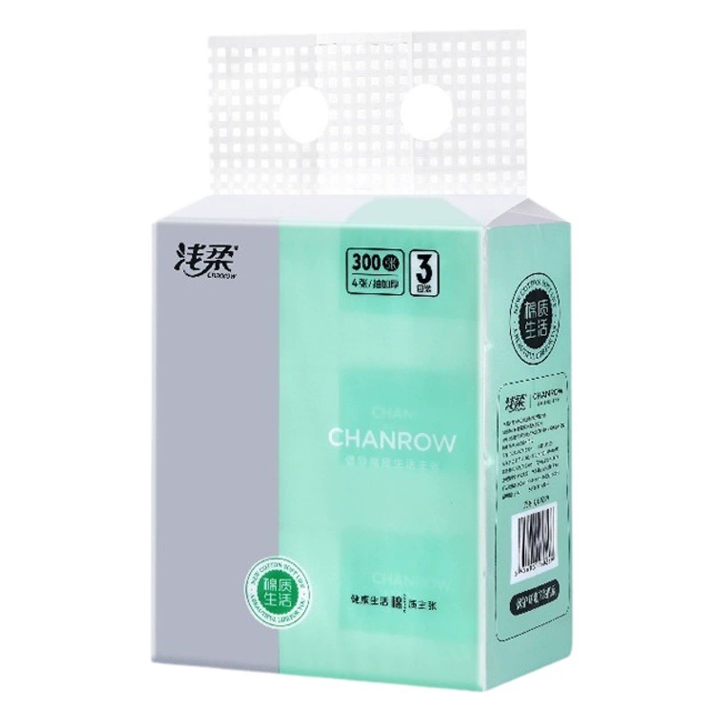 Заводская подарочная бумага Лифт три упаковки целой коробки 300 четырехслойных утолщенных салфеток Салфетка туалетная бумага почтовые расходы