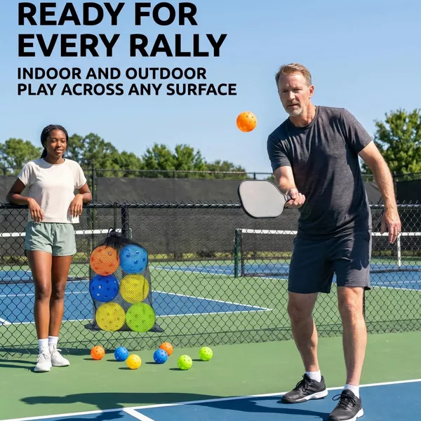 Cross-Border Pickleball Racket, Competition-Grade, Outdoor, One-Piece, High-Elasticity, Durable, Outdoor Pe Material