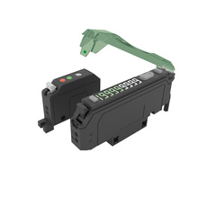 MX系列双数显光纤放大器光纤传感器对射反射颜色感应光电开关厂家