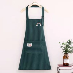 Adjustable Neck Style Apron for Women Kitchen Restaurant Work Uniform with Oil and Stain Proof, Reversible Fashionable Workwear