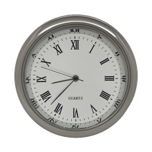 厂家批发45MM嵌入式钟胆表头水晶复古工艺装饰圆形表胆镶嵌表芯