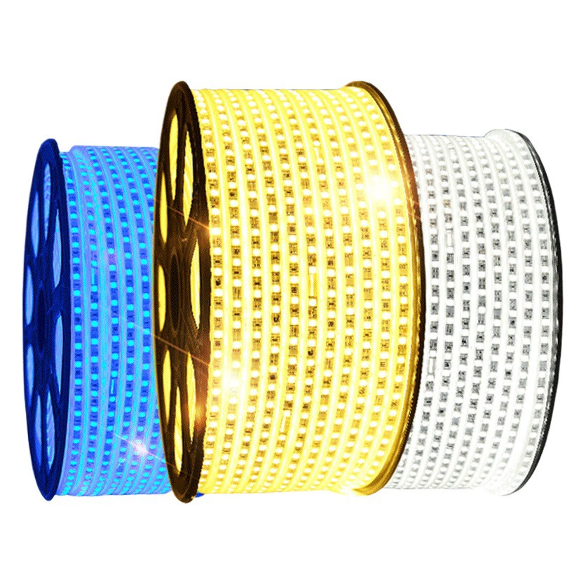 Светодиодные ленты 220В, ультраяркие, водонепроницаемые для наружного использования, для инженерных тоннелей, низковольтные 36В, 24В, для создания атмосферы в гостиной и потолочном освещения.