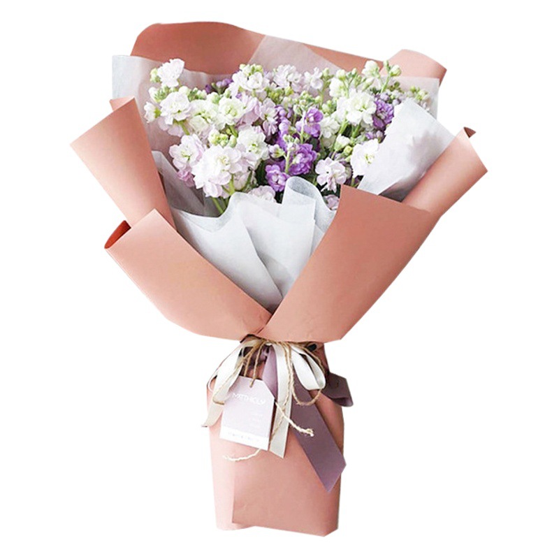 Papel de regalo para flores al por mayor, papel Ouya bicolor, materiales de embalaje para ramos, papel de regalo para cajas de flores, regalos.