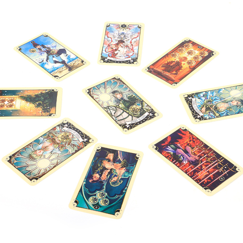 Mysterious Manga Tarot Cards Oracle Deck Board Game English_voghion.com