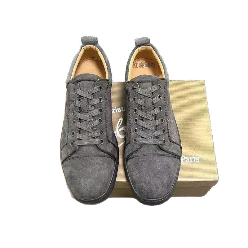Estación europea cl remaches eléctricos zapatos de suela roja de tendencia universal remaches pareja de moda casual zapatos casuales de moda europea