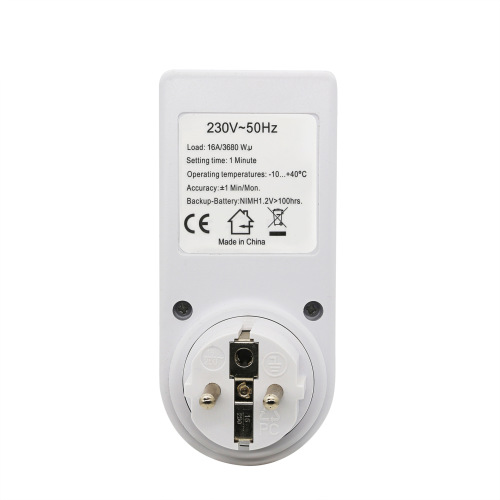 French small screen timer switch smart socket timer socket household multi-function timing socket