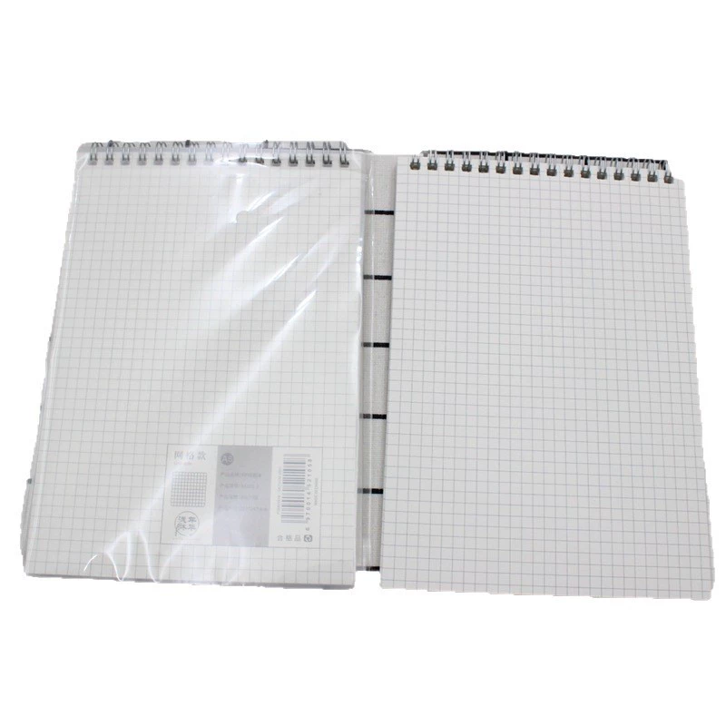 Coil Notebook, PP Cover, Double-Coil Spiral, A5/B5, Grid/Lines/Blank (Horizontal)