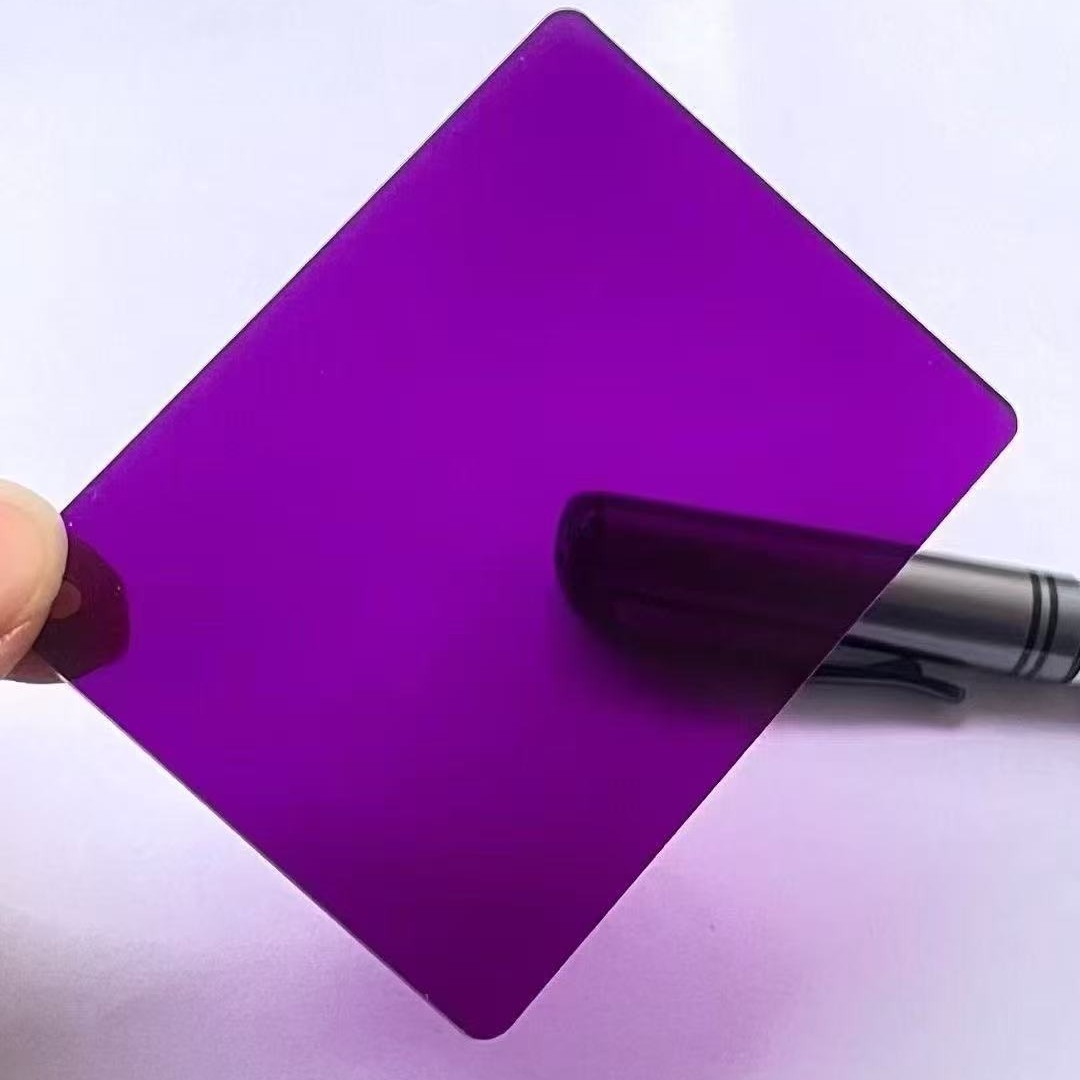 彩色亚克力板半透板多种厚度定制激光雕刻半透明有机玻璃板批发