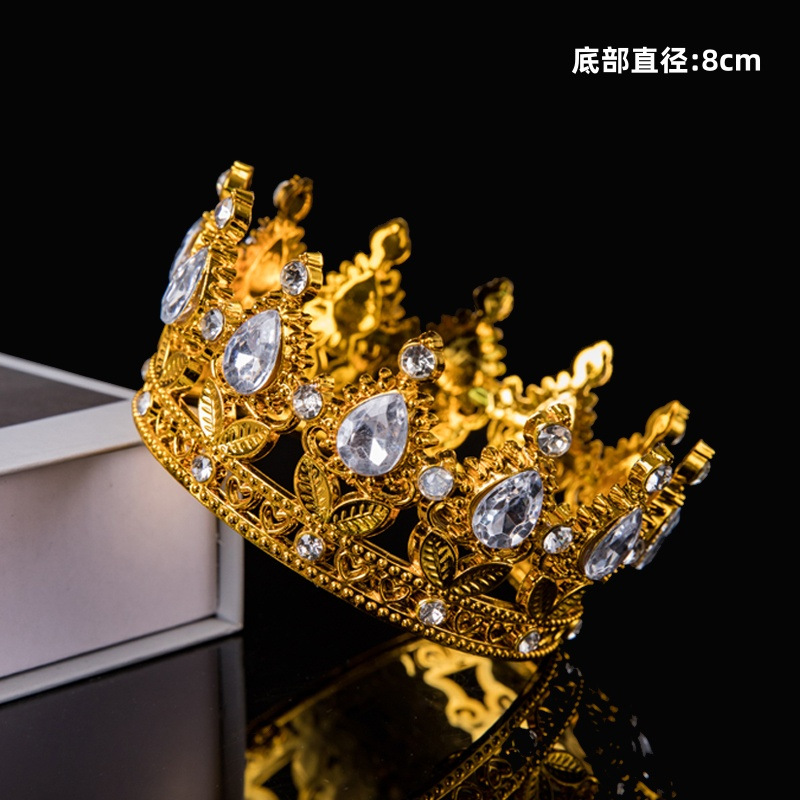 2025 Día de la Madre Gota de agua Diamante Corona Pastel Decoración Adornos Vista trasera Madre Acrílico Plug-in Mariposa Vestir