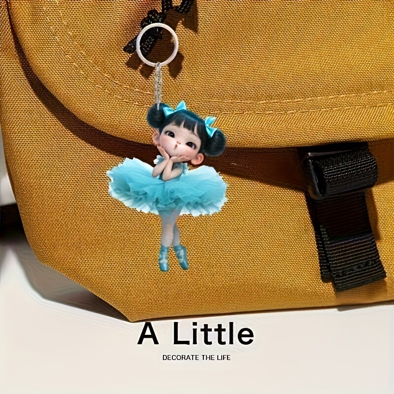 Cross-Border Acrylic Creative Dancing Girl Hanging Ornaments Car Accessories Interior Decoration Car Pendants Cross-Border Acrylic Creative Dancing Girl Hanging Ornaments Car Accessories Interior Decoration Car Pendants