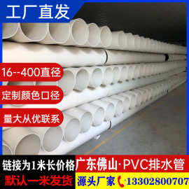 pvc管排水管农田灌溉管塑料包装管水管大口径110管加工现货供应