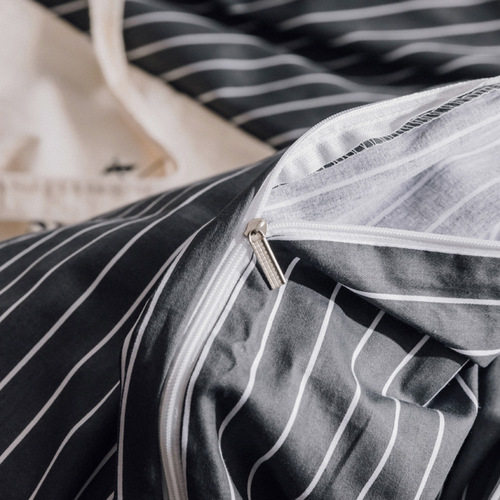 80 pieces Nordic-style pure cotton four-piece set for home adult male bedding set with all-cotton three-piece set for student dormitory, wholesale