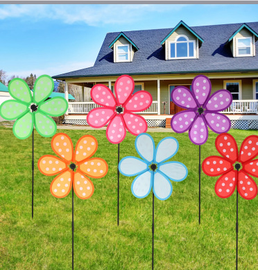 단일 레이어 점 (혼합 색상 머리)