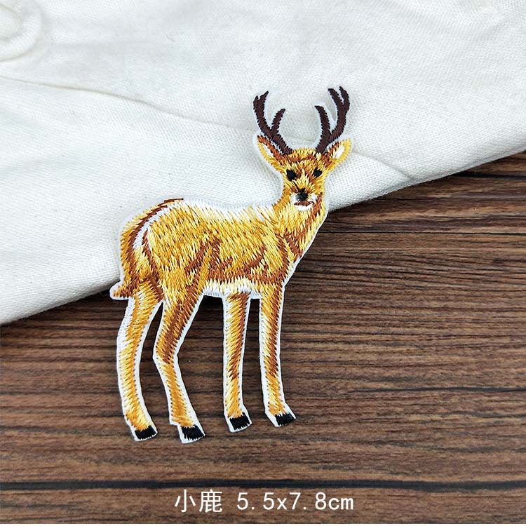 Bordado de la computadora logo bordado animal ropa parche tela decoración reparación planchado calcomanías accesorios de ropa