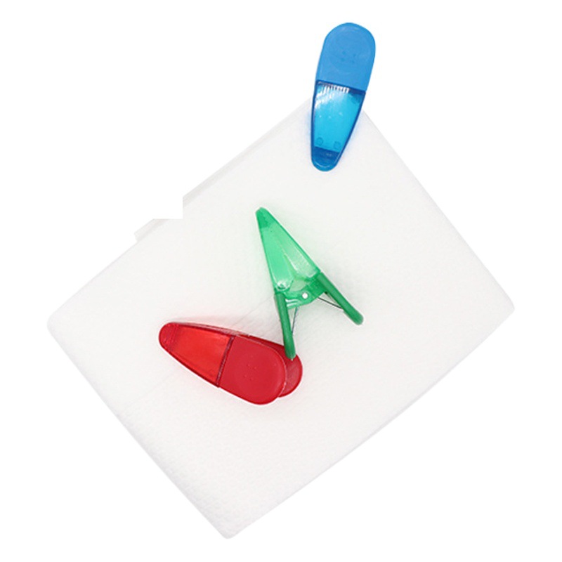 Foreign Trade Single Plastic Clips in Red, Blue, and Green for Food, Office, and Spring Clips, Multifunctional Sealing Machine for Office Storage