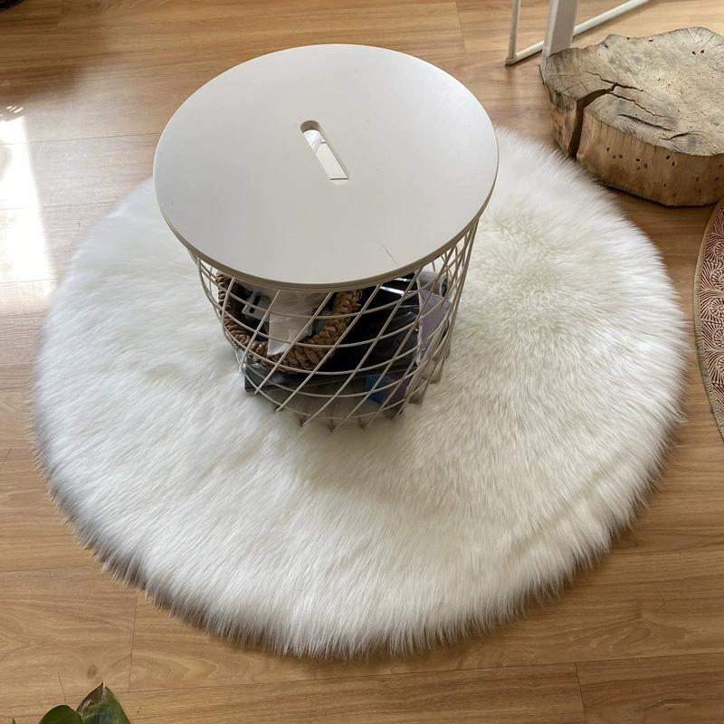 Round Plush Rug (Mingyu) — 5–6 cm Thick, suede backing, multiple diameters