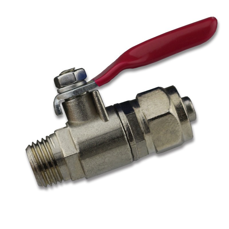 Purificador de agua al por mayor entrada de tres vías válvula de bola 3 puntos de gran diámetro interruptor de entrada de cobre núcleo de la válvula de alta calidad