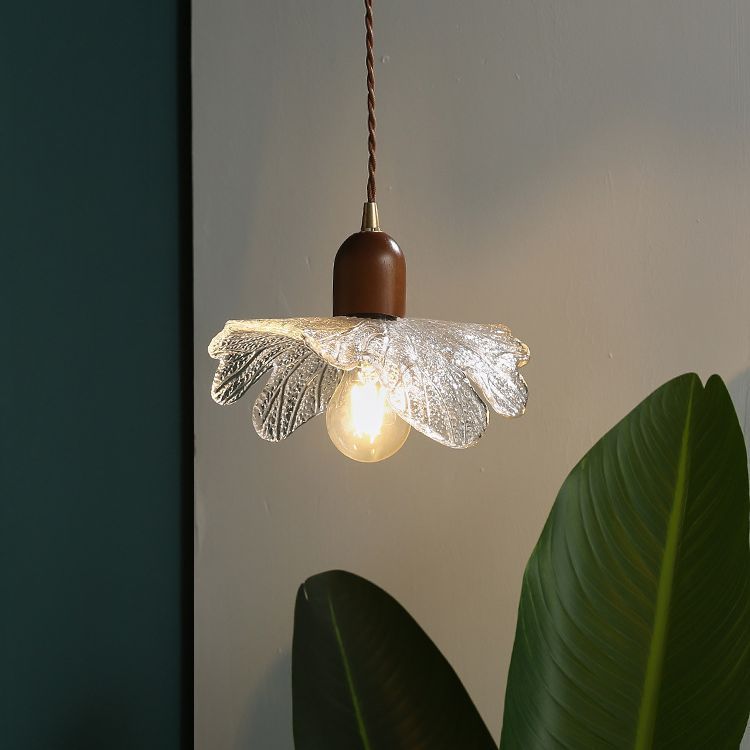 Ins candelabro de vidrio de ambiente retro japonés balcón ventana salediza pasillo restaurante cafetería casa de familia junto a la cama candelabro