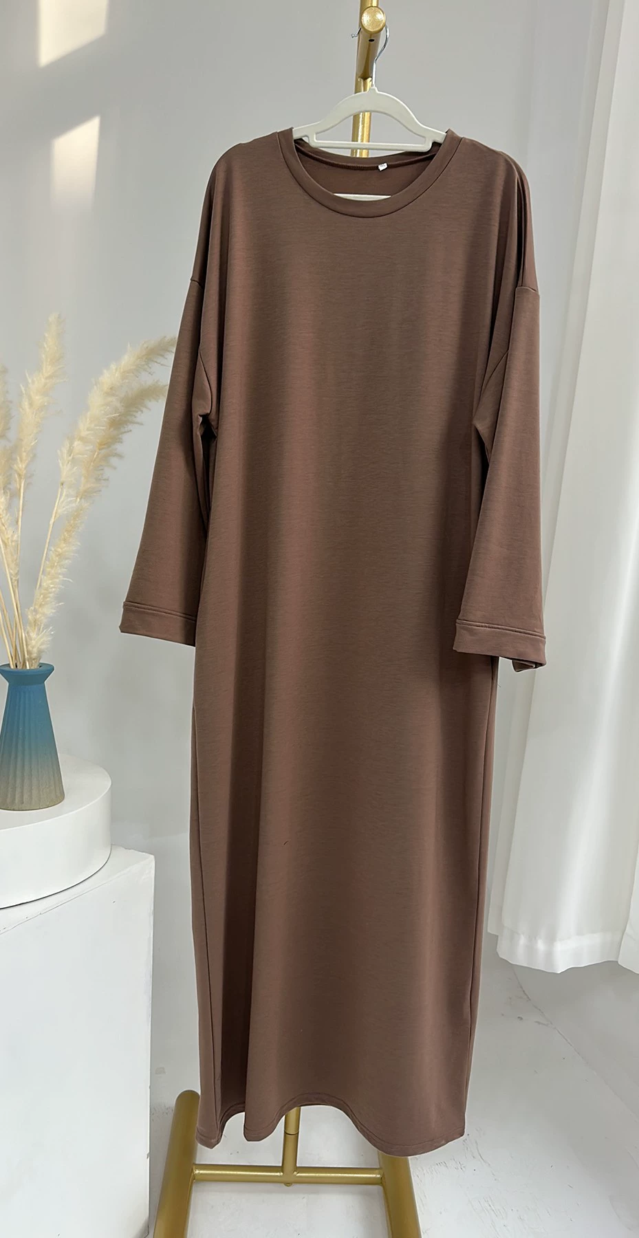 Loriya2024 Скорость на Дубай Дубай Ближний Восток Türkiye Dubai Непрозрачный цвет Sweat Dress LR737