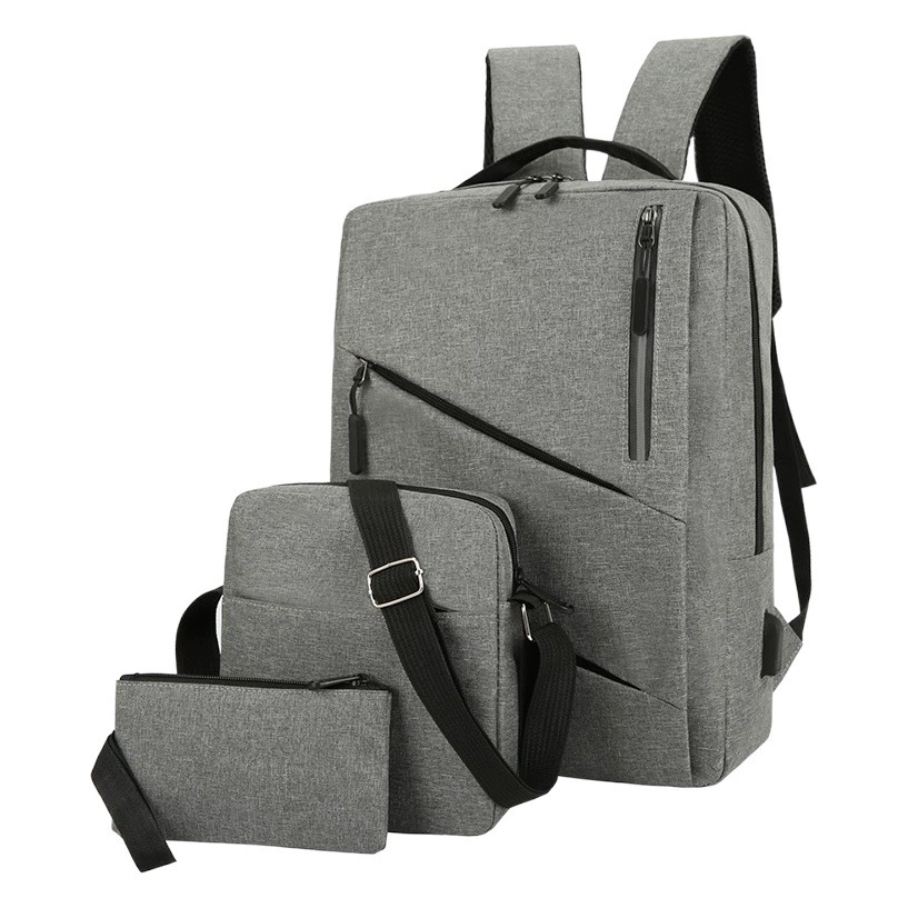 Бизнес-рюкзак многофункциональный USB перезаряжаемый компьютер-тройка рюкзак мужской модный большой емкости школьный университет