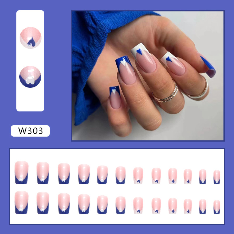 Kynsienkoristeet makealla ja viileällä Instagram Nails -kuviolla, sarjakuvatyyli, valkoinen pitkä baletti, haarniska päällä_voghion.com