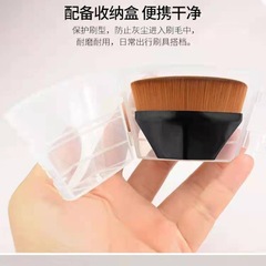 No. 55 Magic Foundation Brush: Flat-Head, Non-Dusting Design—Perfect for Foundation, Loose Powder, and Blush—Seamless Makeup Application—Drop Shipping Available