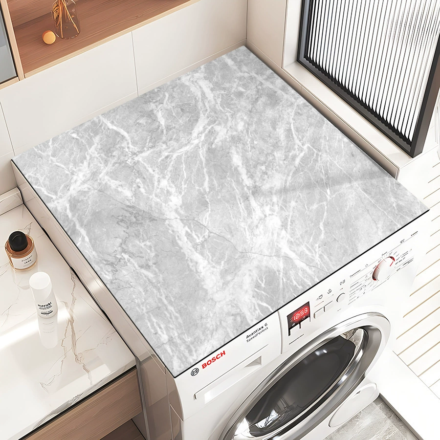 Мраморный минималистский барабан стиральная машина крышка прикроватная тумбочка пылезащитная крышка диатомовая грязь всасывает воду, противоскользящая столешница столовая прокладка