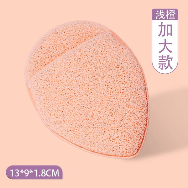 XL Large Face Wash [Light Orange] Individually packaged with hanging rope