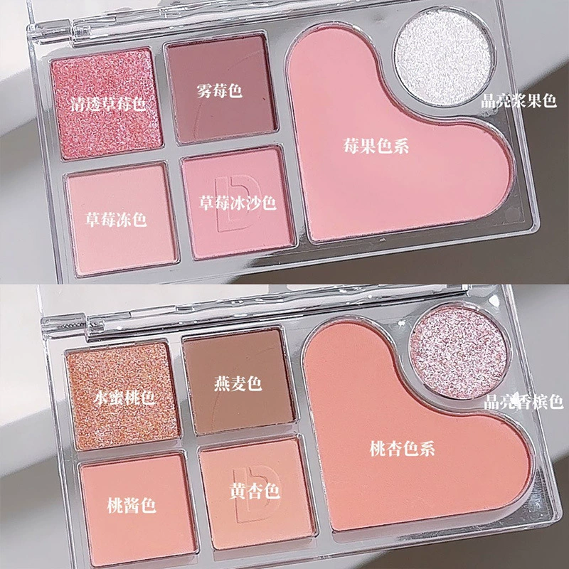 Палетка теней DaimAnpu Matte, тени для век, шесть цветов, земляные тона