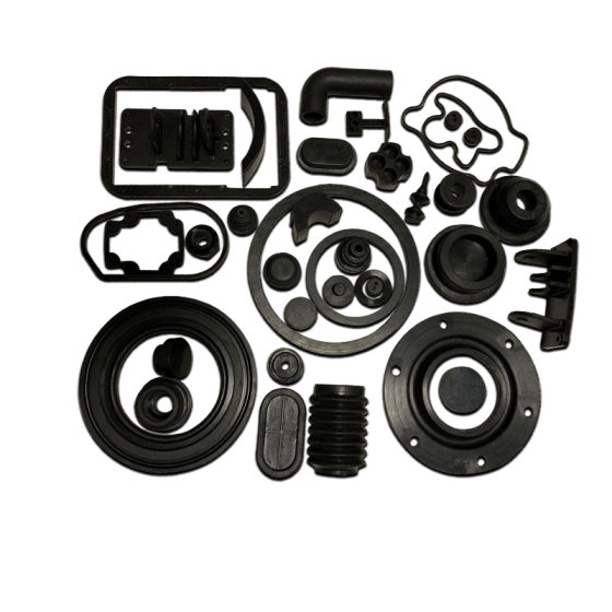 EPDM rubber products buffer rubber cushion spiral composite spring rubber block rubber processing parts