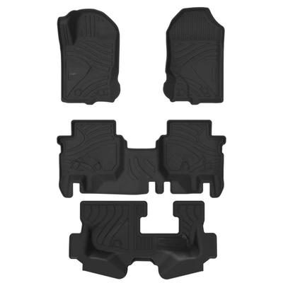 Special Ford Everest Everest Universal Foot Pad - left-hand-drive-2015-2022-explorer-7-seater-7-seater-tpe-floor-mats-full-tpe-special-car-dedicated