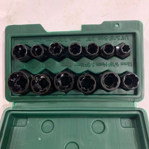 13pcs set nut extractor damaged and incomplete screw nut extractor manufacturer wholesale broken wire extractor